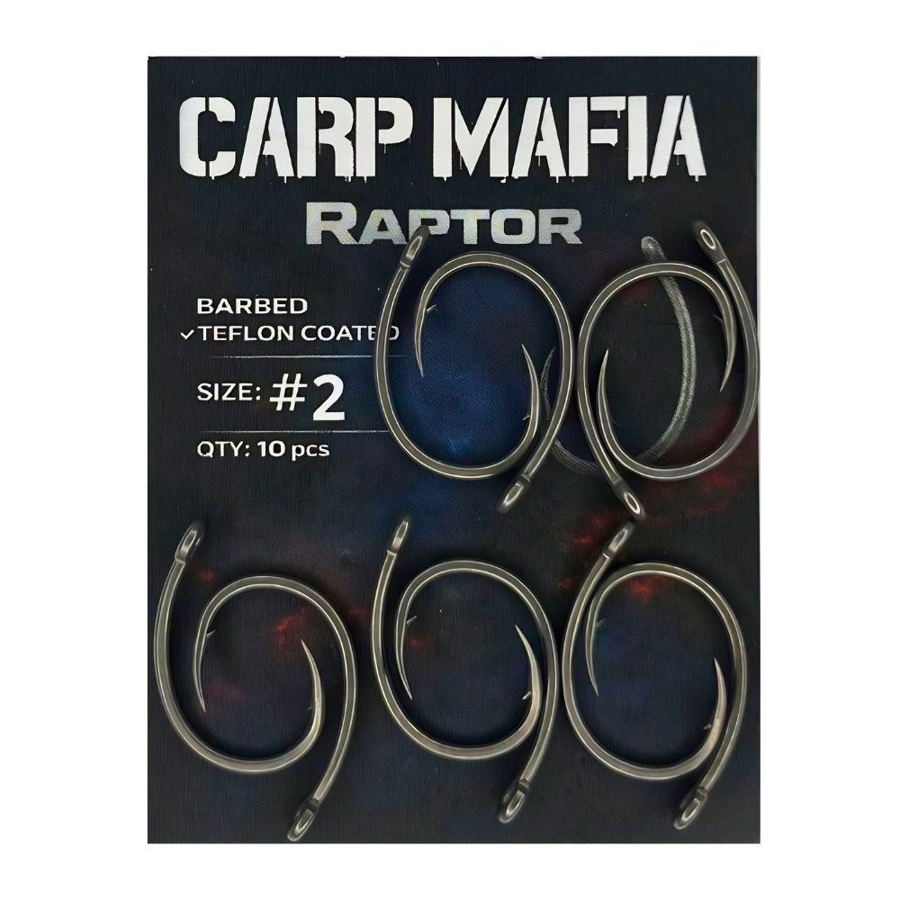 Haczyki Karpiowe RAPTOR #2 Zadziorowe